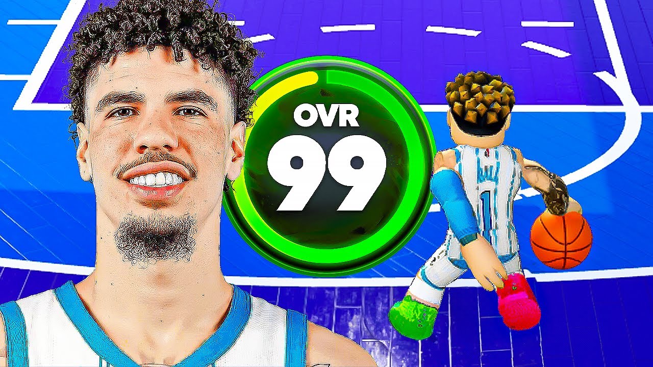 I Became Lamelo Ball in Roblox Basketball..