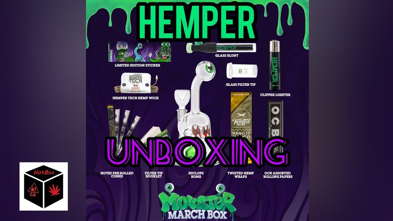 Hemper Unboxing (Monster March Box👹) 2020 