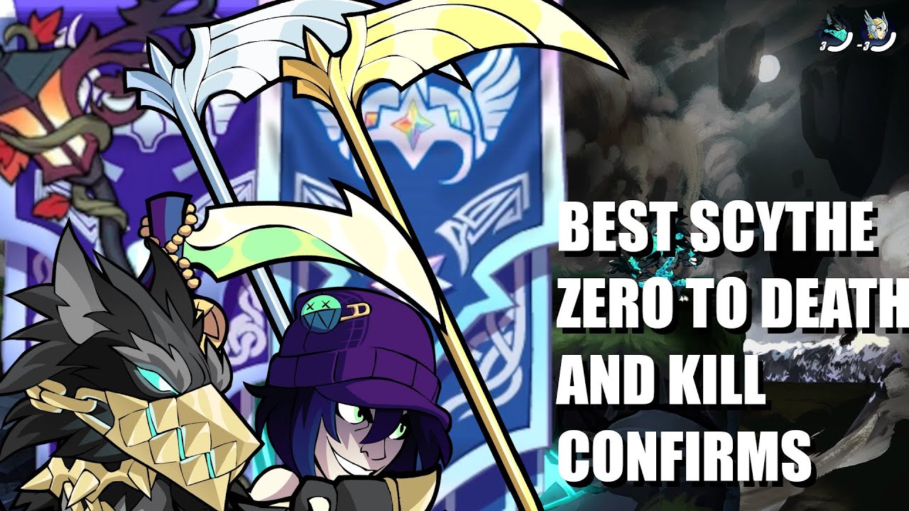 Simple Scythe Kill Confirms and Zero To Deaths! | Brawlhalla Scythe Tutorial