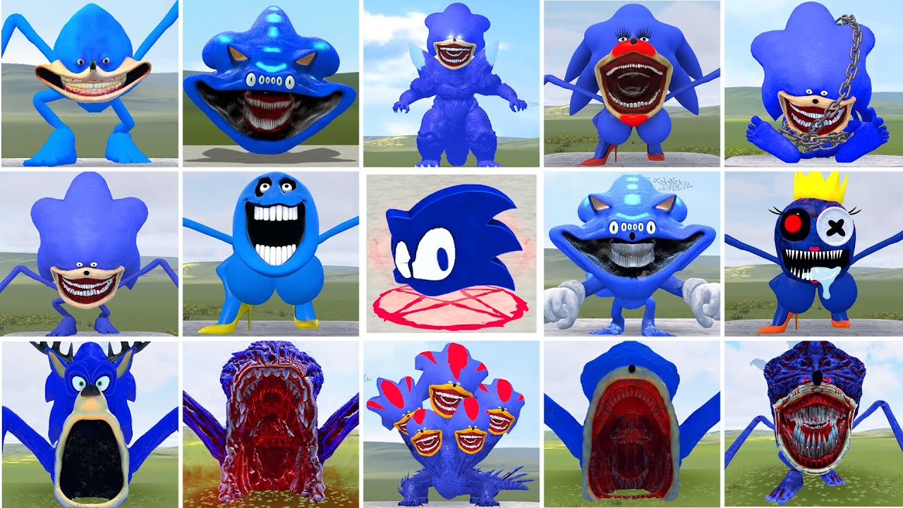 NEW EVOLUTION OF SONIC TAPES FAMILY VS ALL SONIC TAPES LOVE STORY In Garry's Mod!