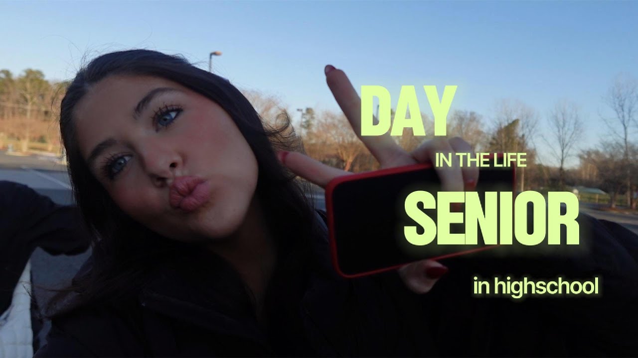 DAY in the life SENIOR in highschool *vlog*