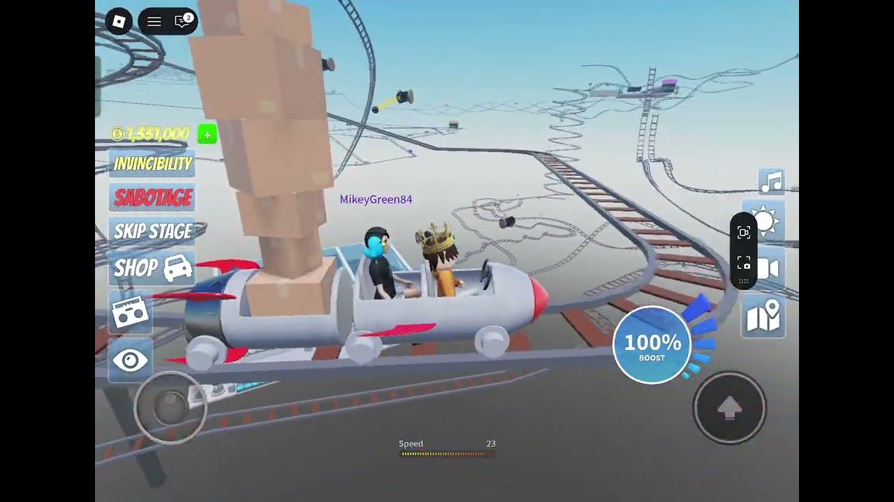 GGKaiKai played cart ride delivery service with Mikeygreen84 in Roblox