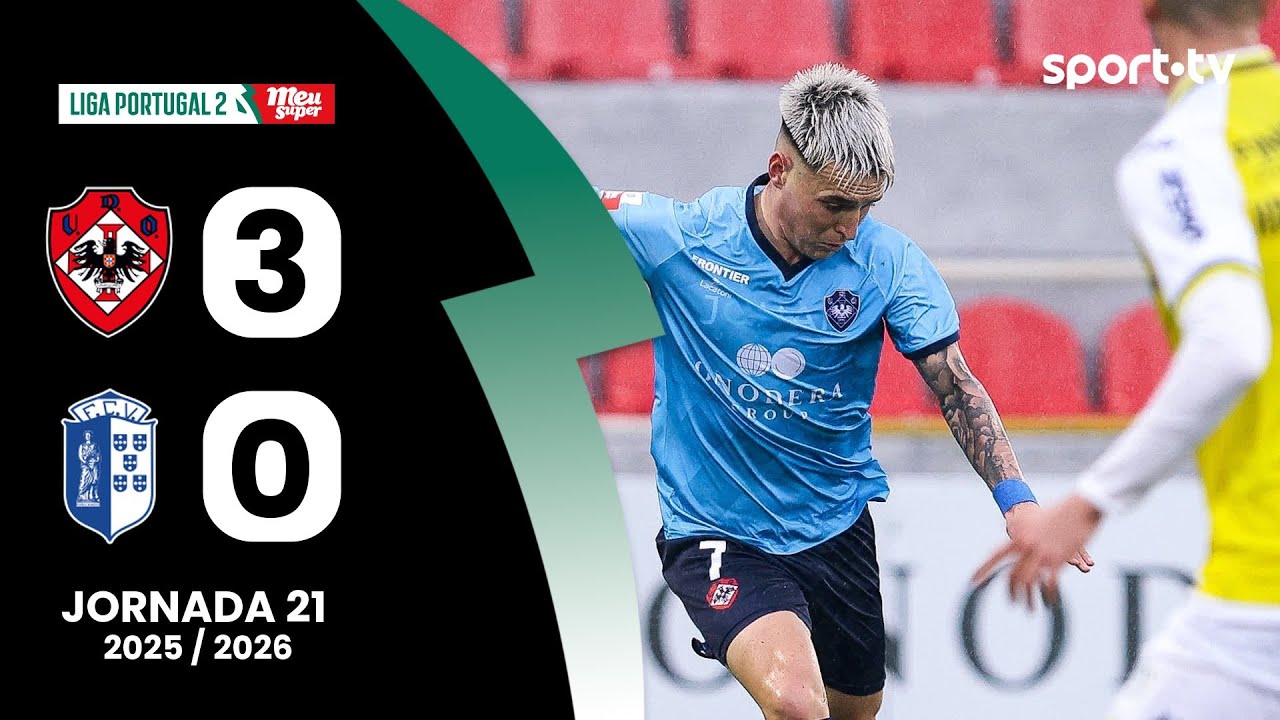 Resumo: Oliveirense 3-0 Vizela - Liga Portugal Meu Super | sport tv