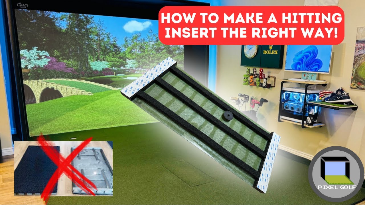 Как сделать своими руками ударную вставку для Golf Sim 2024!