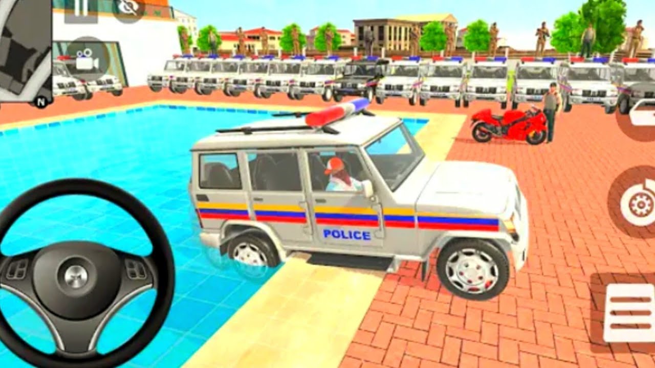 🚨Car Bike Game:  🤑Franklin Order In Indian Silver Car And drives A Indian 🚨 police Car In SUV Game 🎮