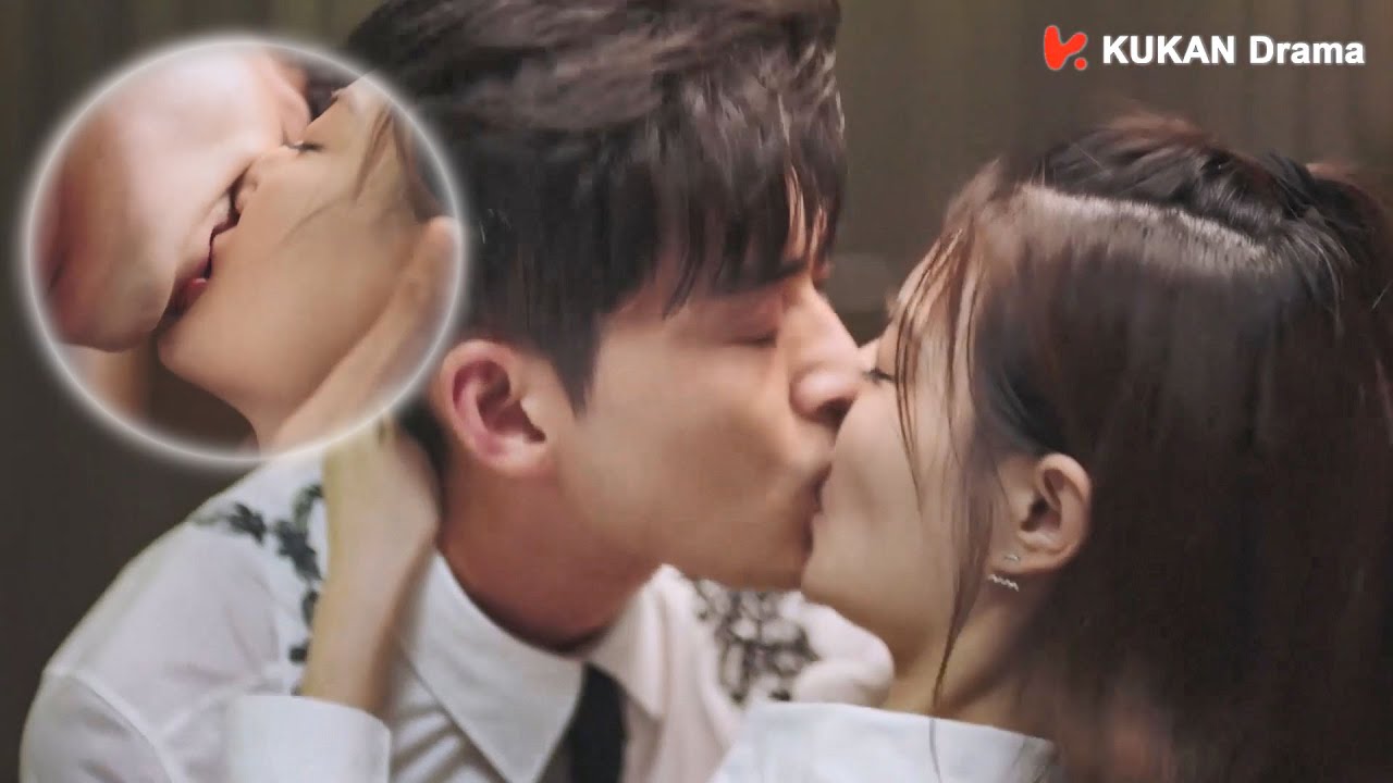 霸总醉酒难以自持，把小女友压在办公桌上，激情舌吻！💘丨Clip 若你安好便是晴天