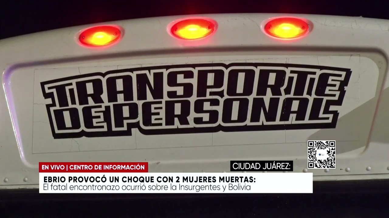 Ebrio provocó un choque con 2 mujeres muertas