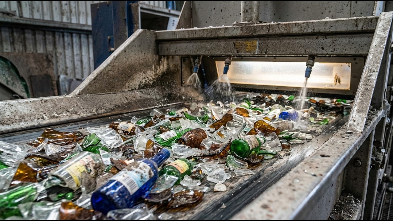 Inside a $100 Million Glass Factory: Recycling 1,000,000 Bottles a Day