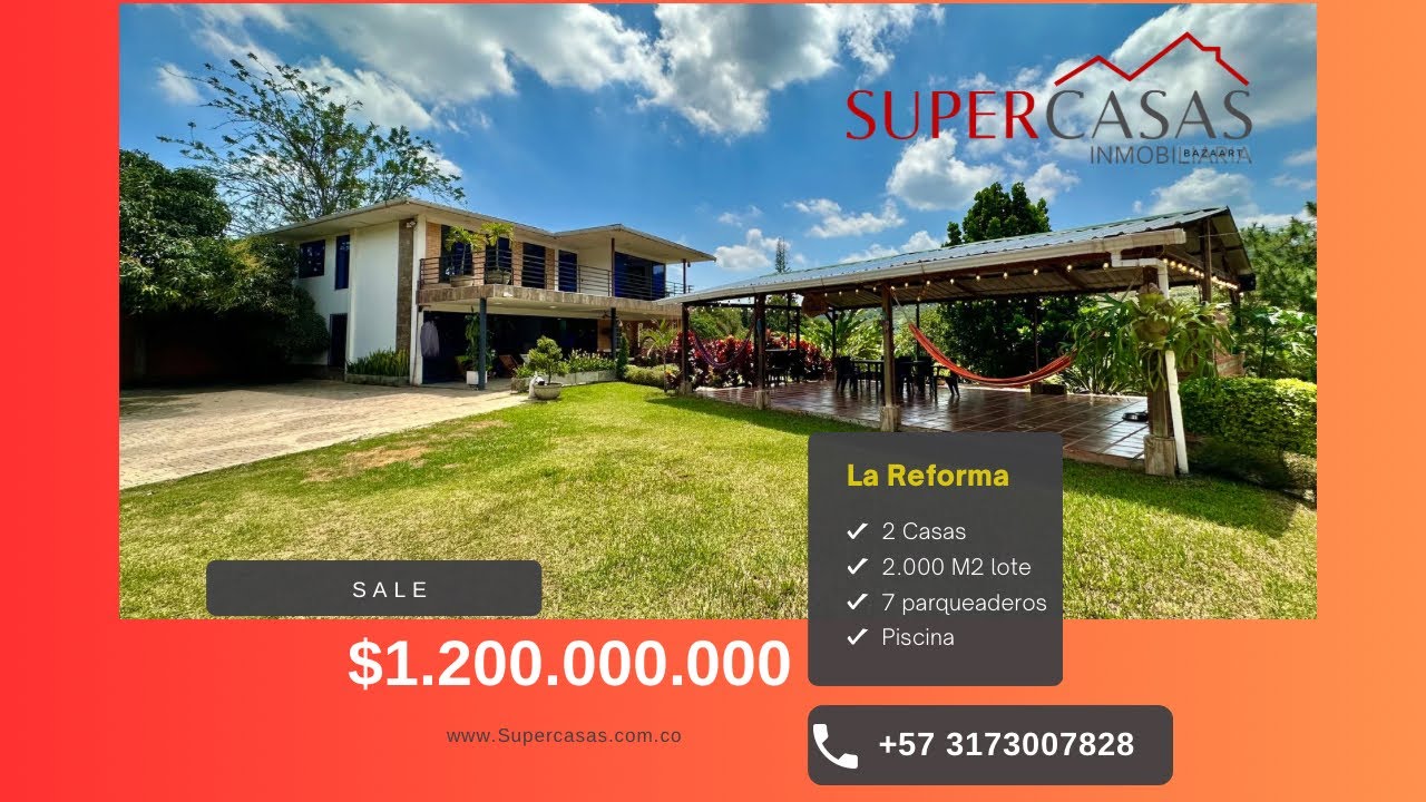 En Venta, Casa campestre, La Reforma, Oeste #cali #estadosunidos #casacampestre #colombia