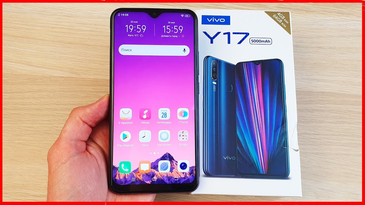 VIVO Y17 - РАСПАКОВКА И ПЕРВОЕ ВПЕЧАТЛЕНИЕ! 5000MAH БАТАРЕЯ😮