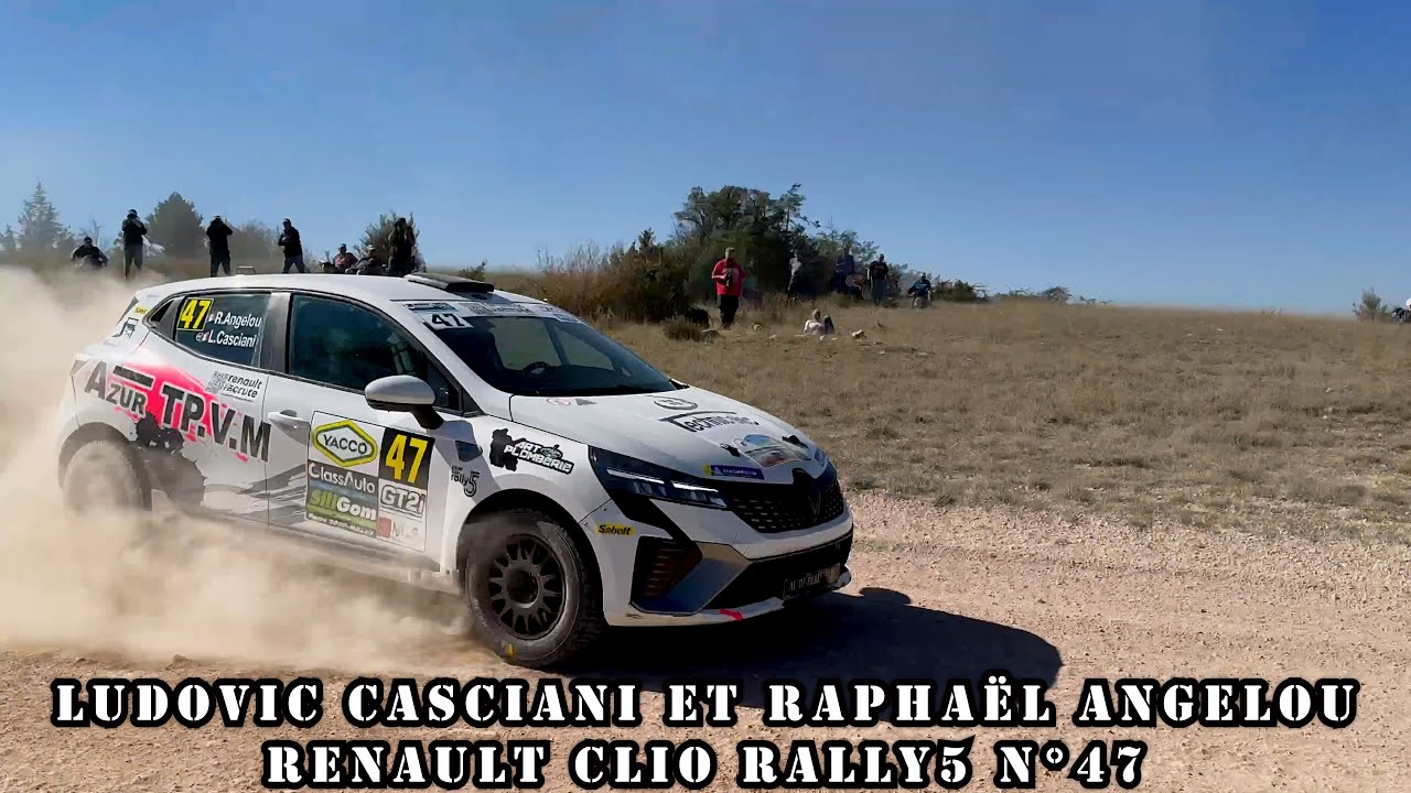 Rallye Terre des Cardabelles 2025 - Renault Clio Rally5 N°47 - Ludovic CASCIANI et Raphaël ANGELOU