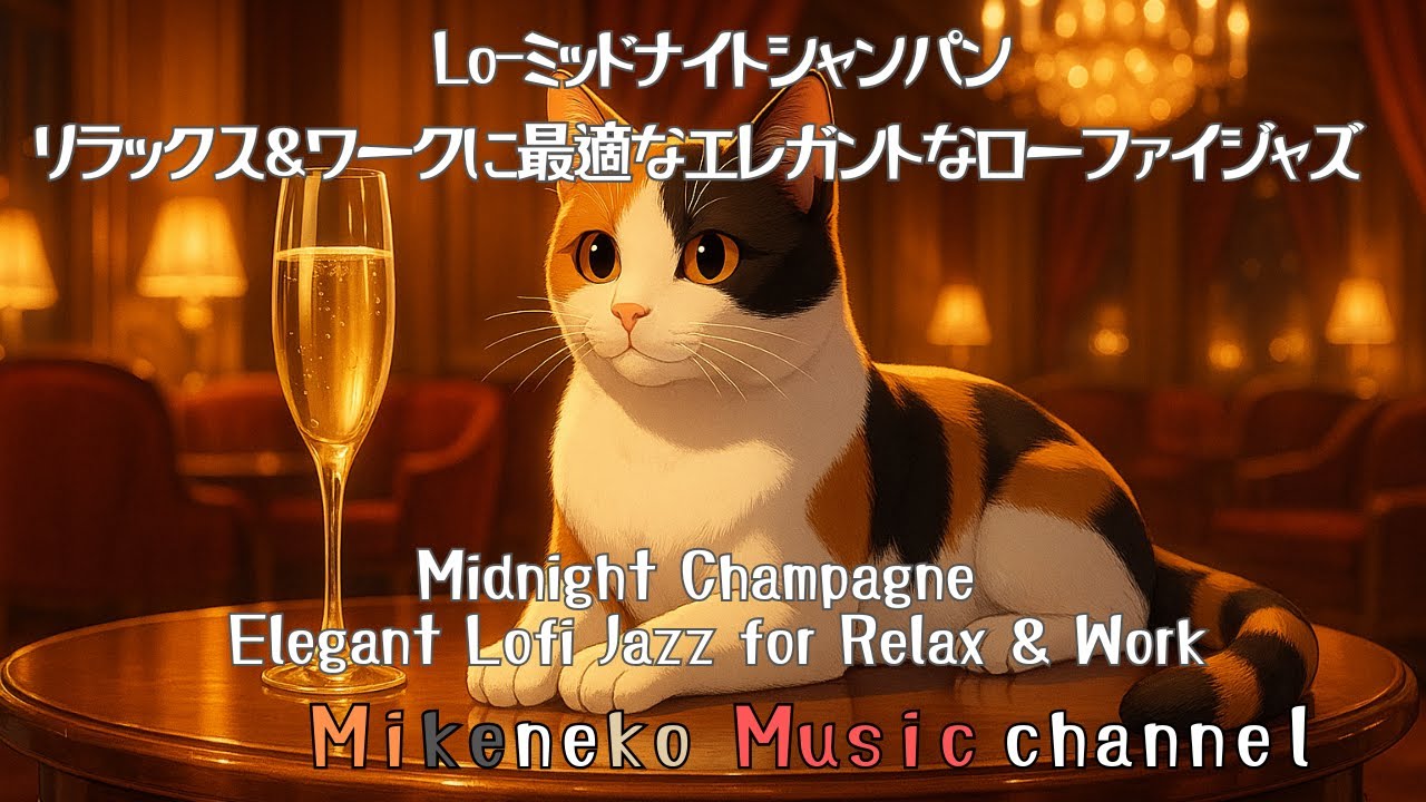Midnight Champagne &ndash; Elegant Lofi Jazz for Relax & Work 🍷✨