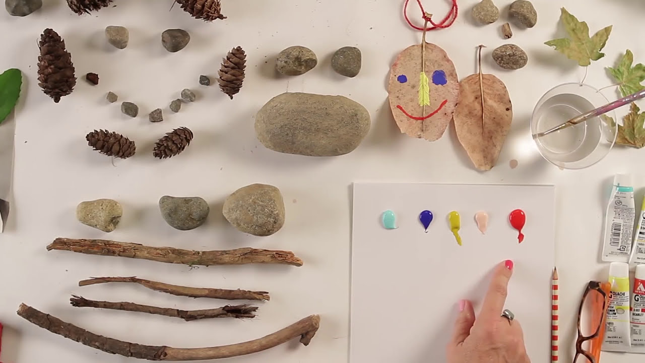 Kids Art Week 2015 - Lesson 4: Nature Faces