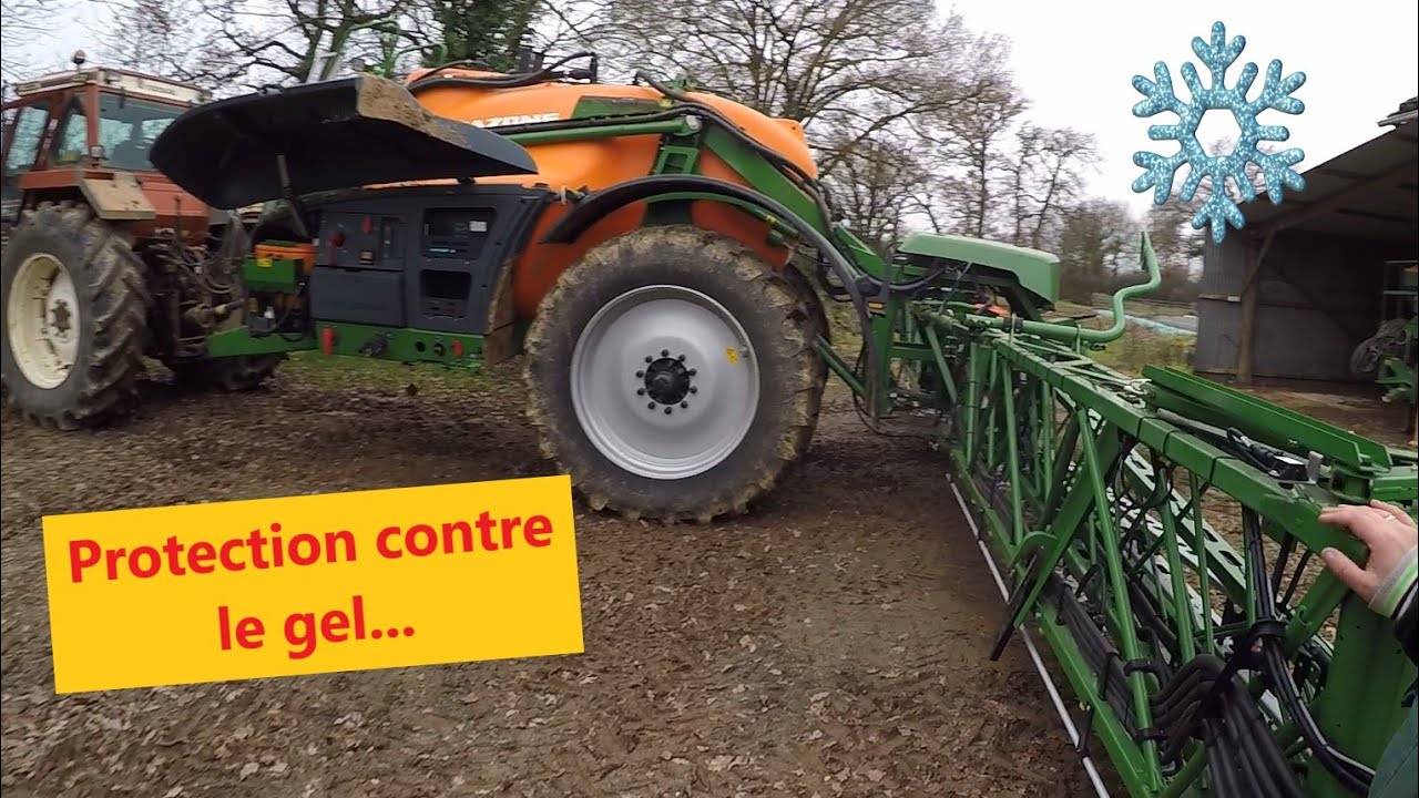 Mise hors gel d'un pulvé Amazone UX01 - 2021