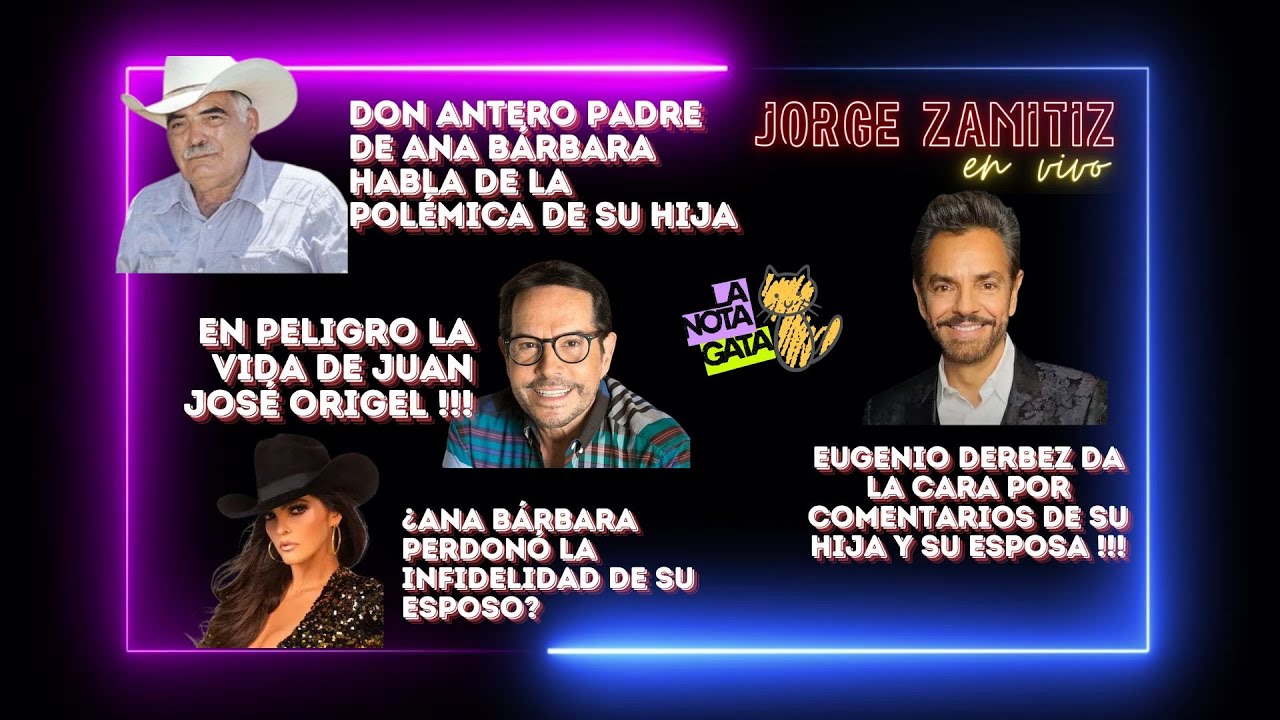 Ana Bárbara, Eugenio Derbez, Ricardo Arjona, Juan josé Origel #espectáculo