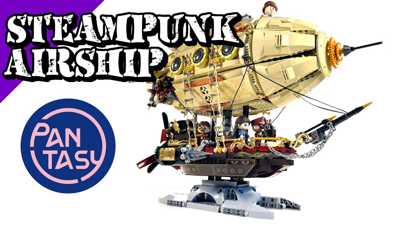 Steampunk Airship Review - Pantasy set 85021