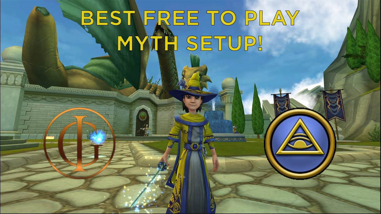 Wizard101: BEST FREE TO PLAY Max Level 160 Myth Setup!