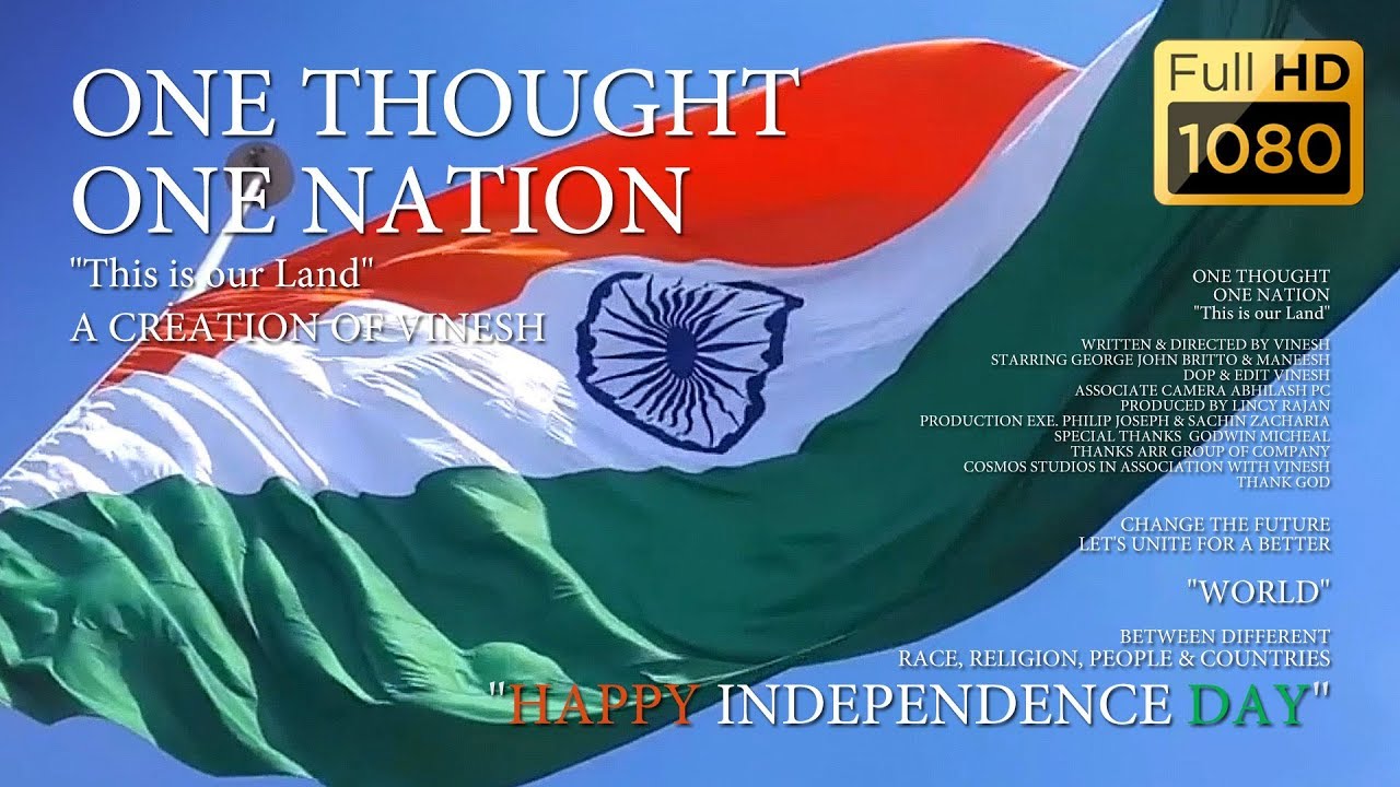 ONE THOUGHT ONE NATION | INTERNATIONAL SHORT FILM | Vinesh Vlogger