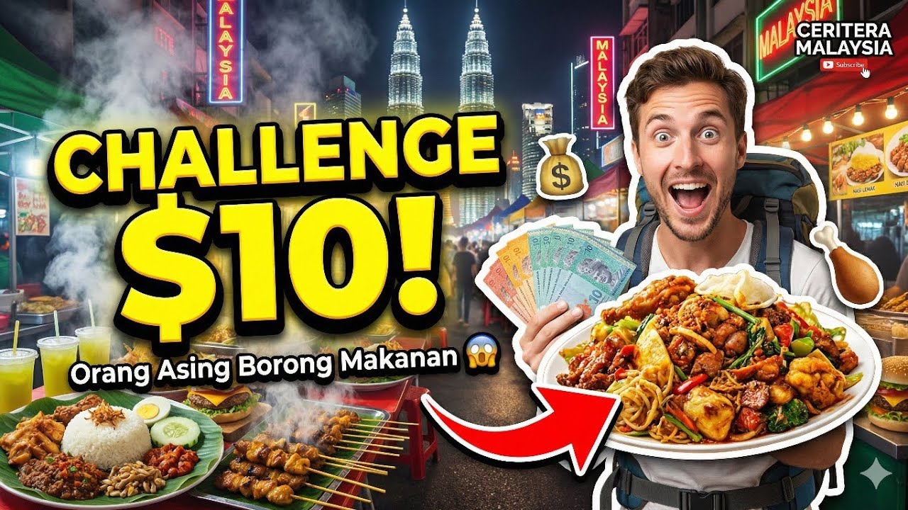 Malaysia”:“Dengan 10$ di Malaysia, Ini Semua Makanan Yang Anda Boleh Dapat!”