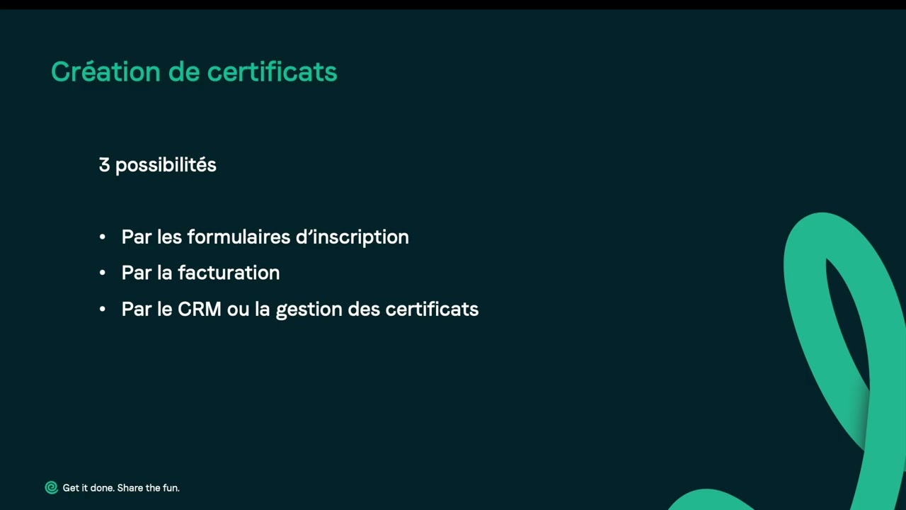 Certificats fiscaux