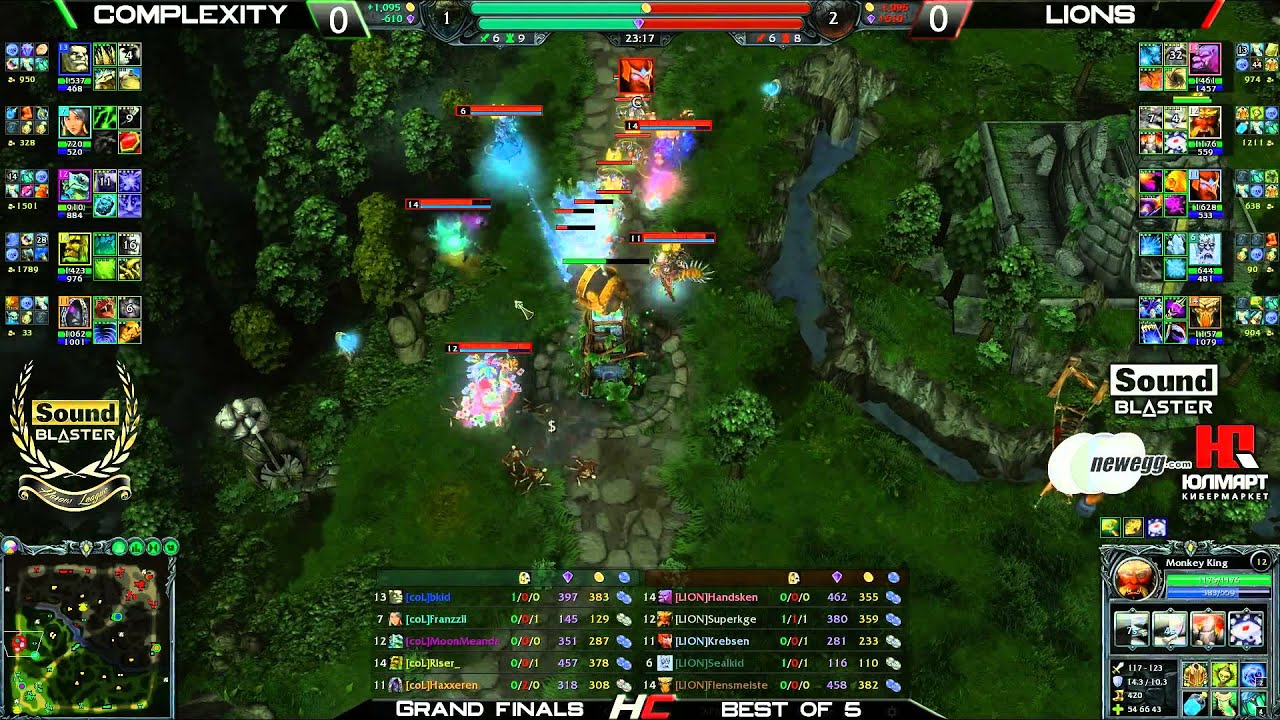 Sound Blaster Heroes League Grand Finals - LION vs coL game 1