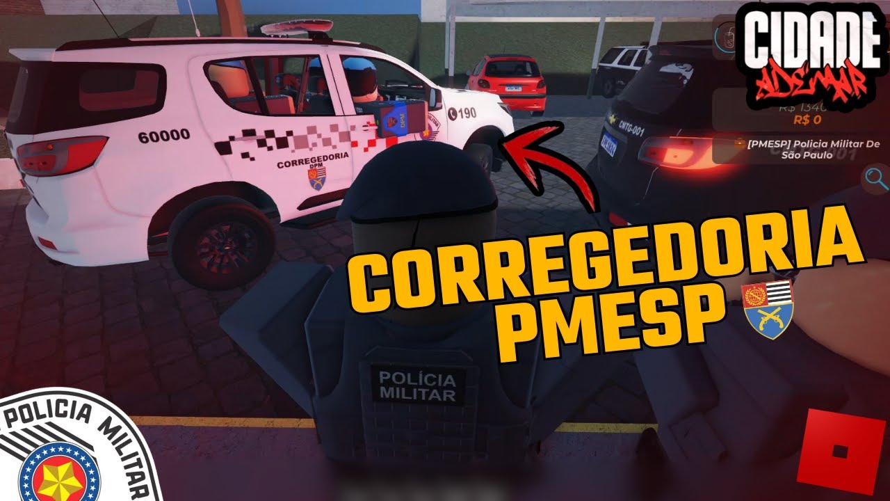 ACIONEI A CORREGEDORIA DA PMESP NO ROBLOX!!! PMSP ROBLOX