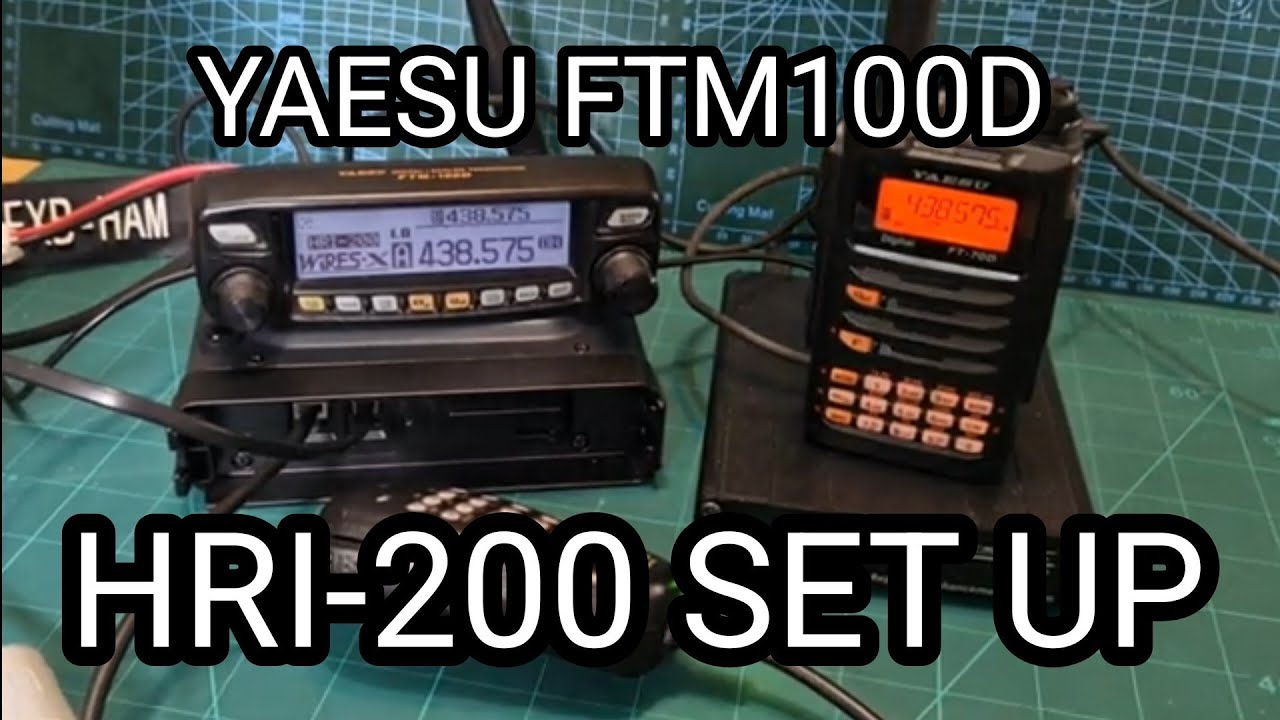YAESU FTM-100D , HRI200 Full Set Up