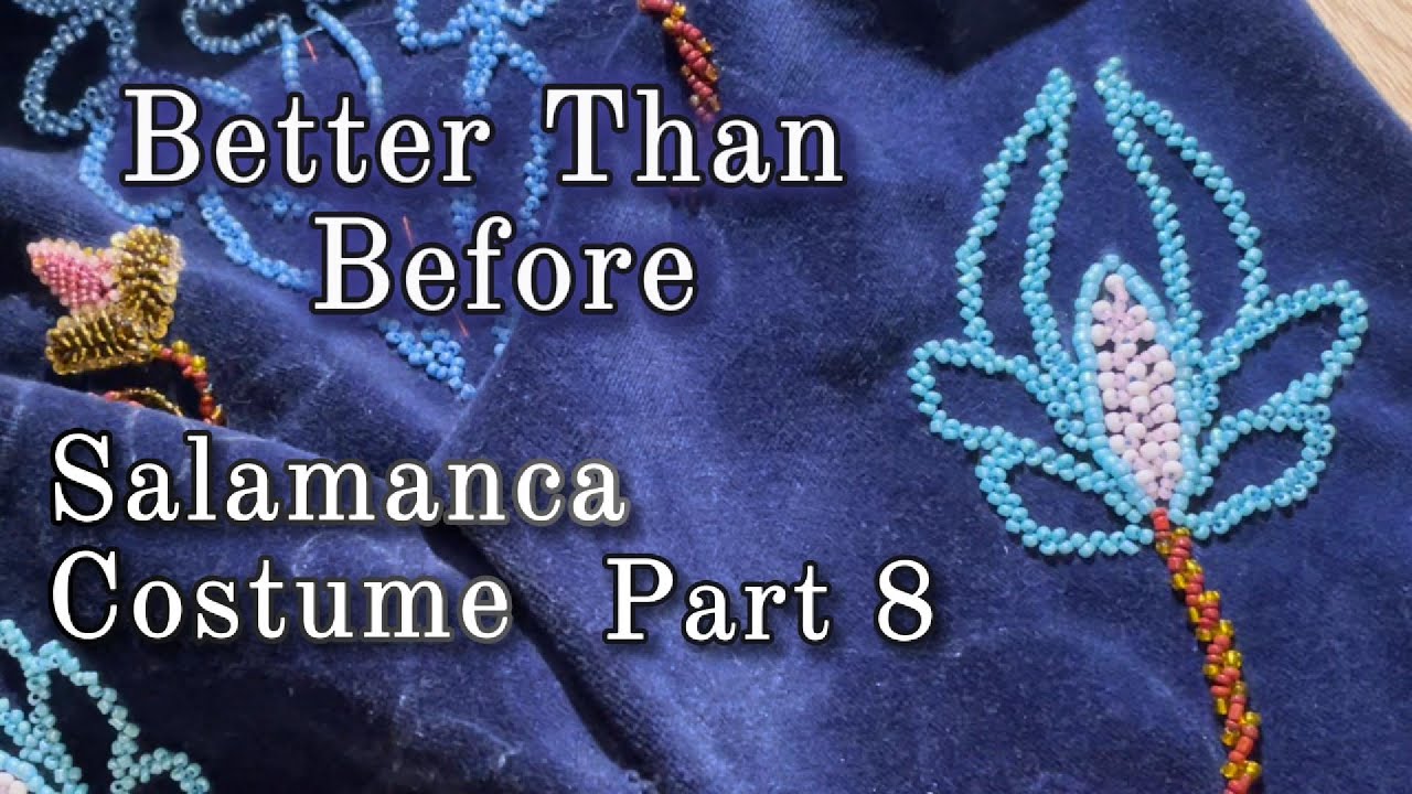 ASMR Reworking Floral Bead Motifs | Charra Costume Project — Part 8