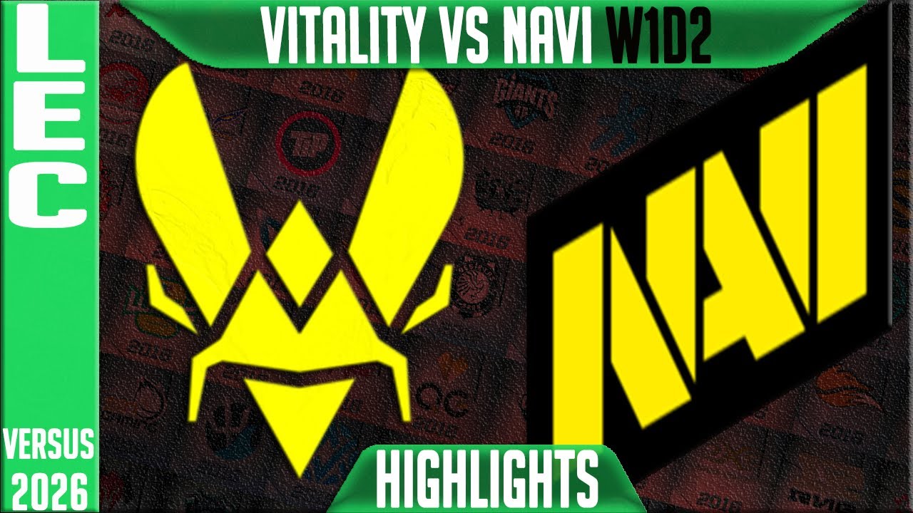VIT vs NAVI Highlights | LEC W1D2 2026 Versus | Team Vitality vs Natus Vincere