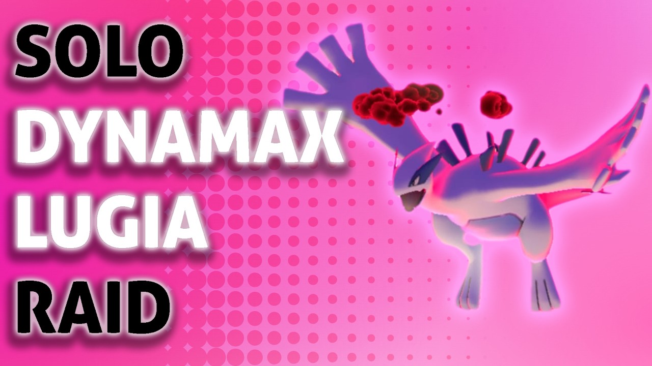 Solo Dynamax Lugia in Pokemon GO! (AoE: fly/Focus: future sight) - 🗡 + 🍄