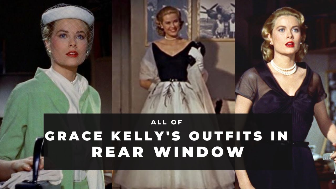 All of GRACE KELLY'S outfits in REAR WINDOW (1954)