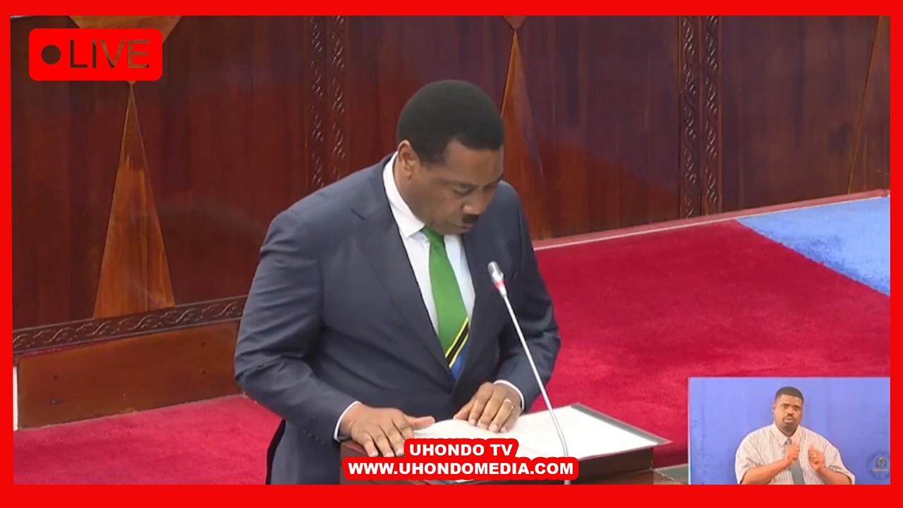 LIVE:WAZIRI MKUU DKT. MWIGULU AKIAHIRISHA BUNGE