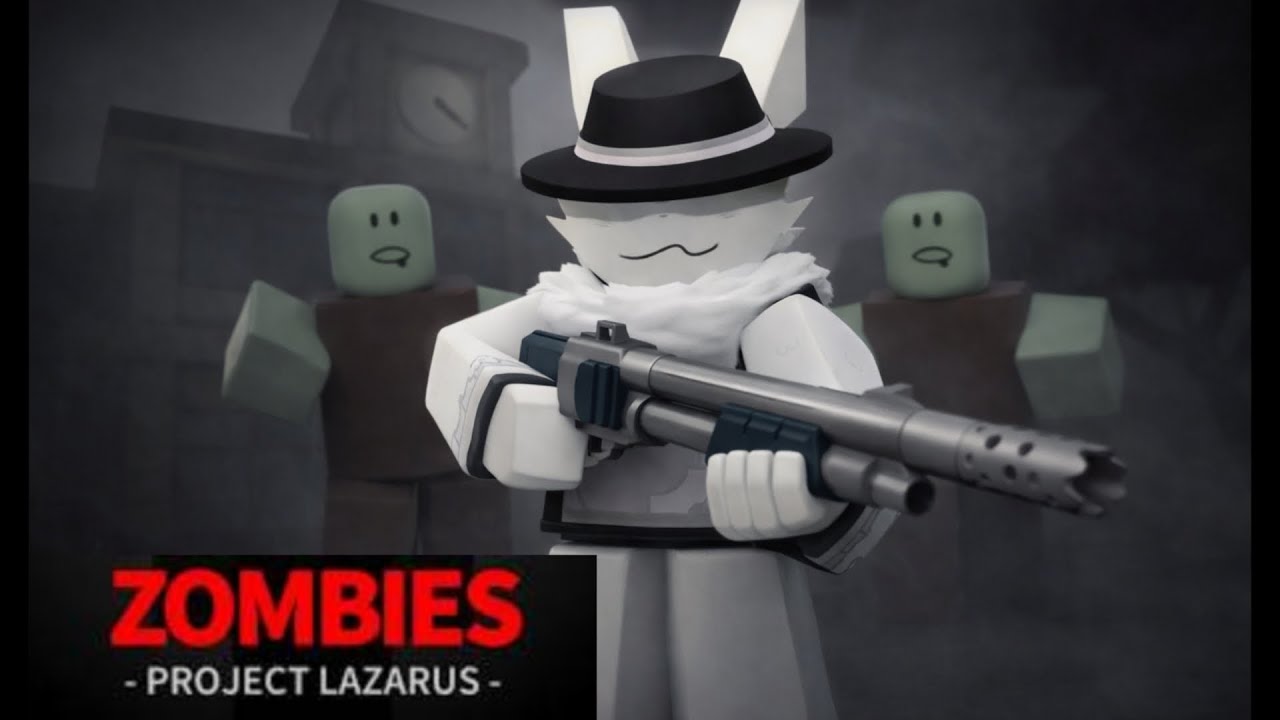 Derrotando zumbis no Roblox!! PROJECT LAZARUS #roblox #ganeplay 