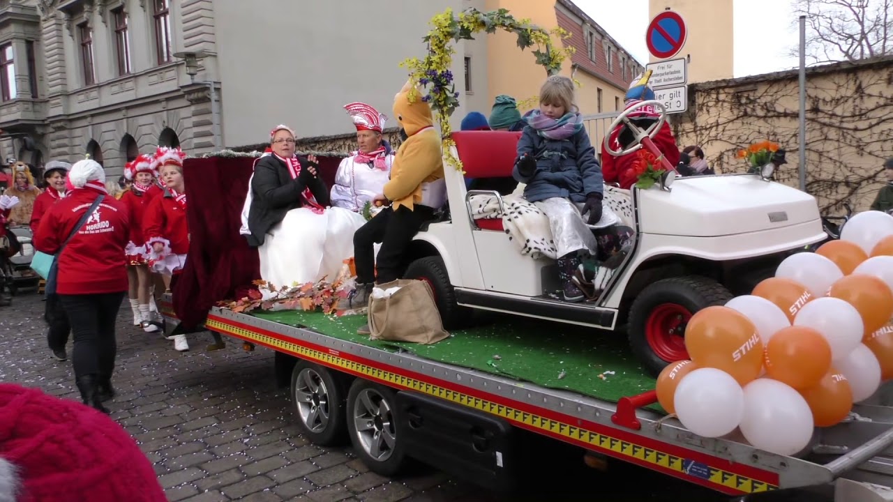 Karneval Umzug Aschersleben 2018 Teil 1