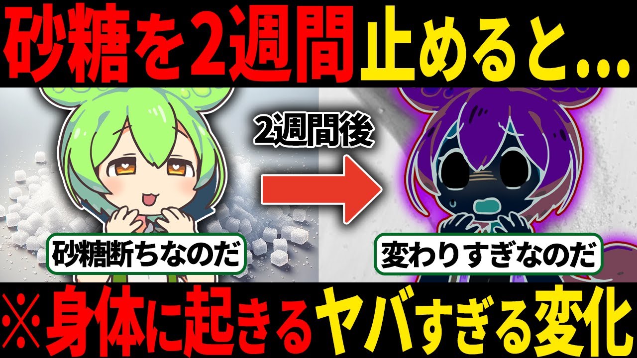 砂糖を2週間やめたずんだもんの末路...【ずんだもん＆ゆっくり解説】
