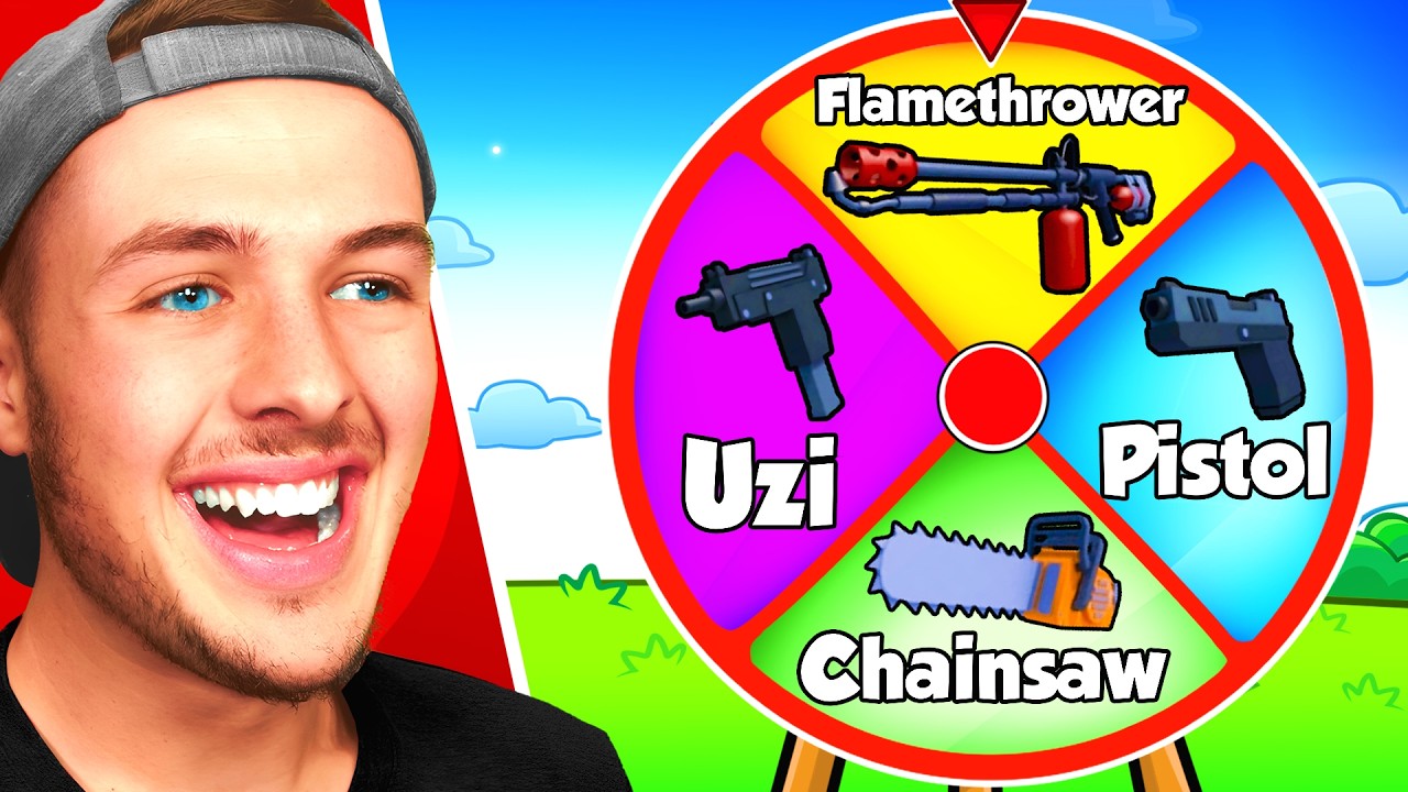 ВРАЩАЕМ КОЛЕСО, ЧТОБЫ ВЫБРАТЬ НАШЕ ОРУЖИЕ в ROBLOX RIVALS! (рейтинг)