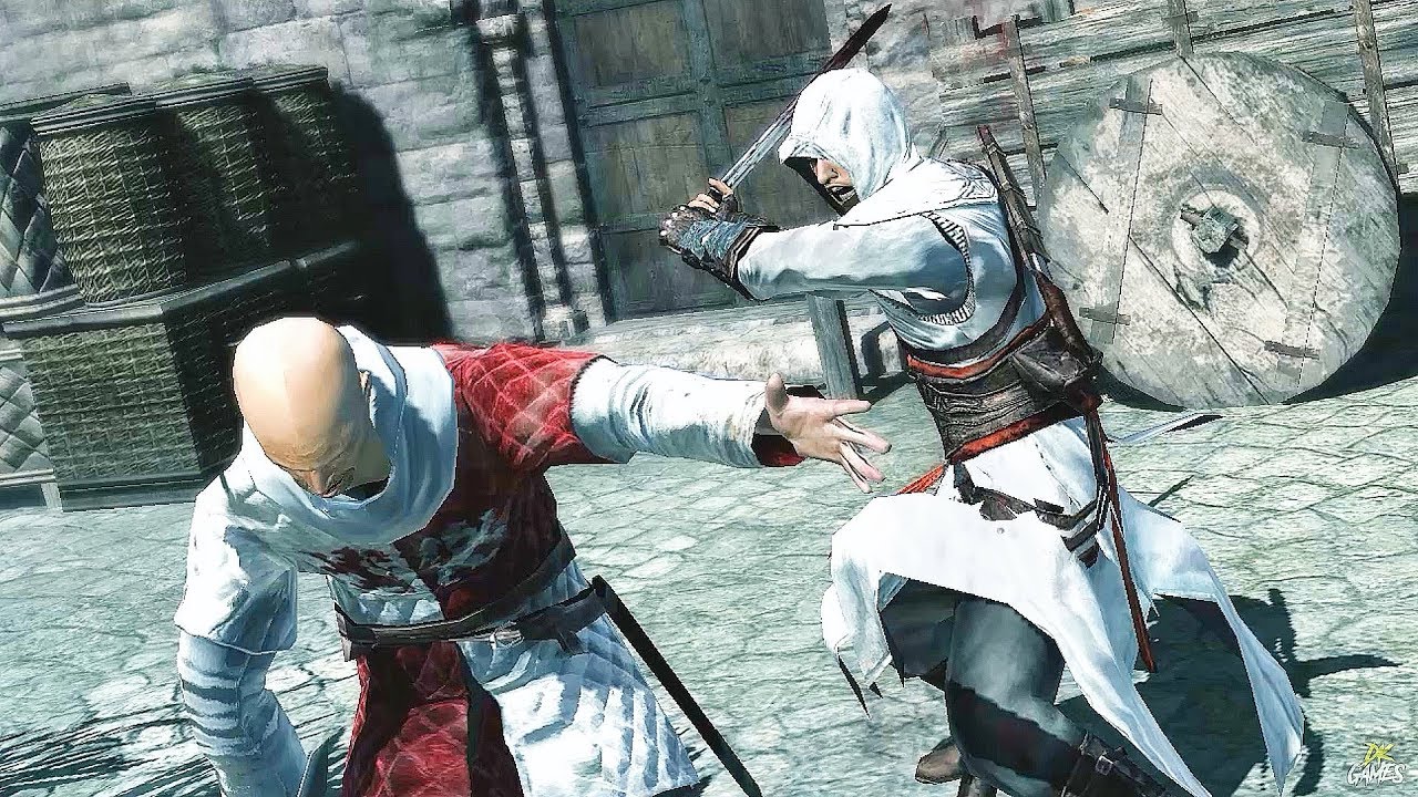 Assassin's Creed 1 Altair Stealth Assassinations & Brutal Combat vs Crusaders