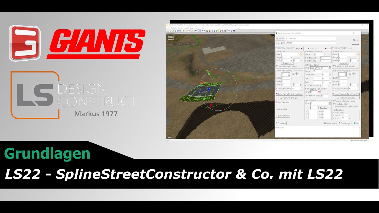 LS22 - Street mit SplineStreetConstructor