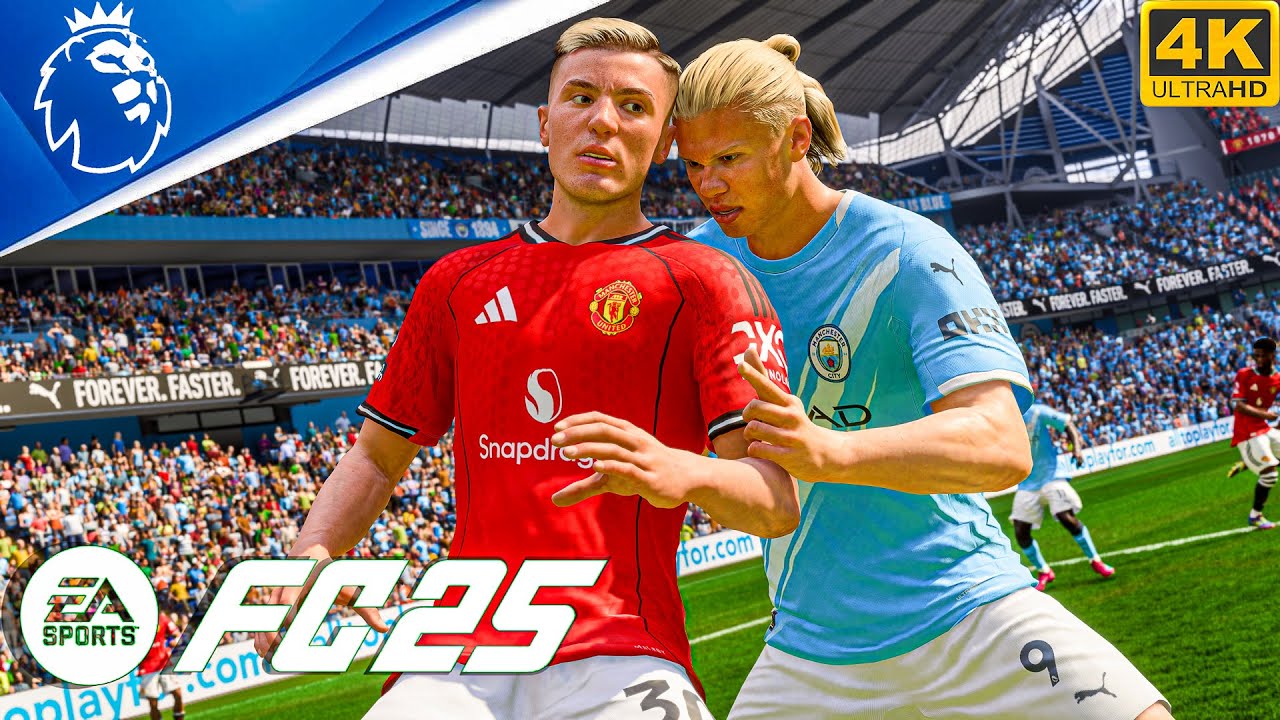 FC 25 - Manchester City Vs Manchester United - Ft. Donnarumma| Derby |Premier League 25/26 | [4K60]