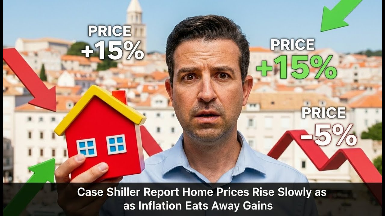 Case Shiller Report  Home Prices Rise Slowly as Inflation Eats Away Gains