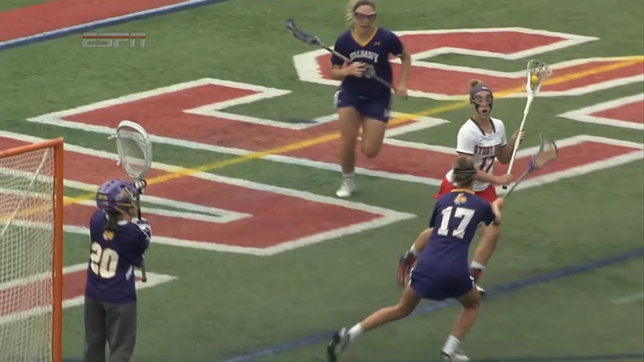Albany women's backer zone defense against Stony Brook