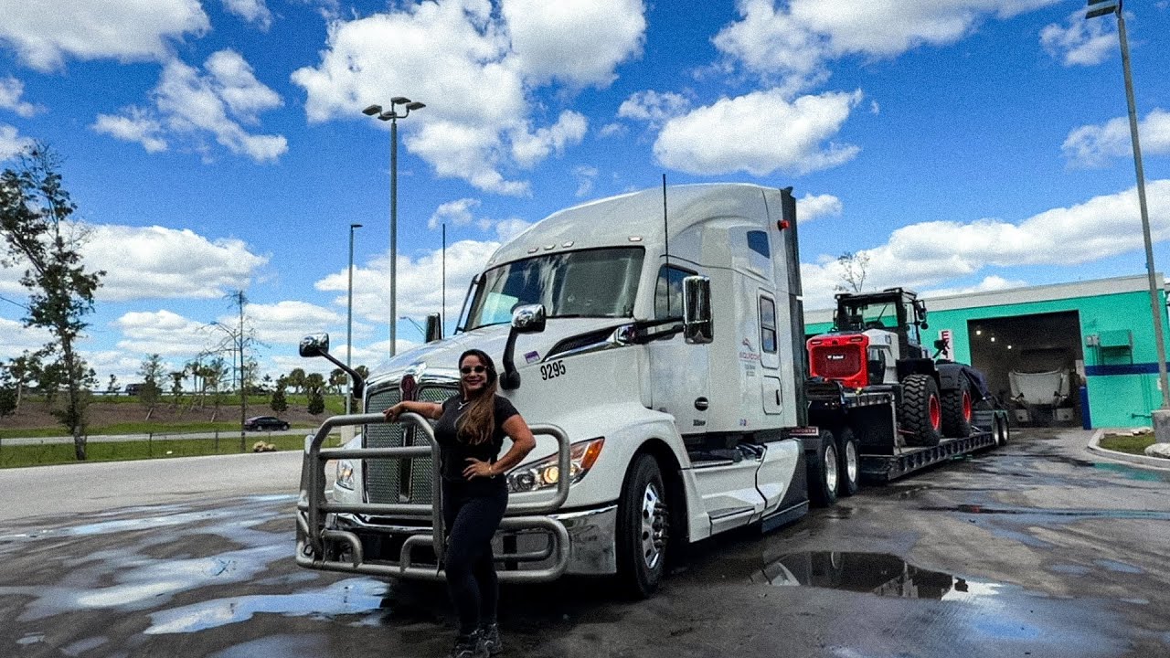 VIAGEM LONGA SAINDO DA FLÓRIDA, INDO PARA O TEXAS 🚛 #caminhão #estadosunidos
