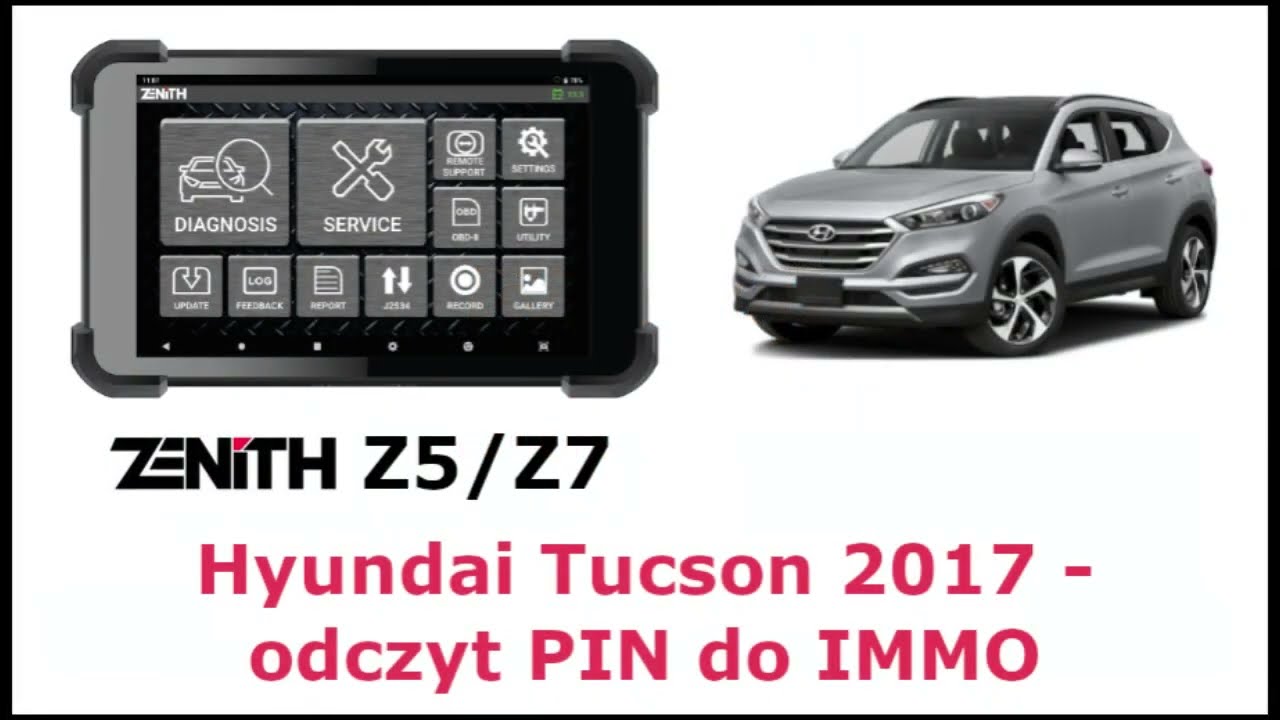 Hyundai Tucson 2017   wyciąganie PIN do IMMO - G-SCAN