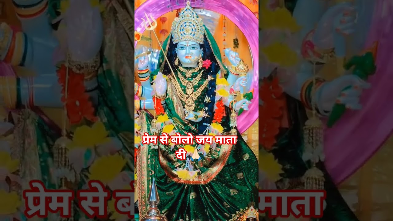 प्रेम से बोलो जय माता दी 🙏🏻🌺 #Navratri Bhajan #shorts #jaimatadi ...