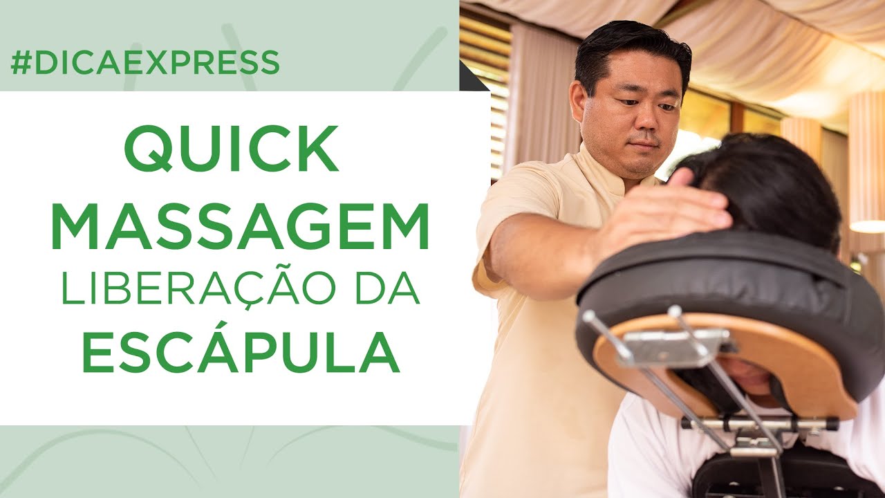 Quick massagem - liberação da escápula