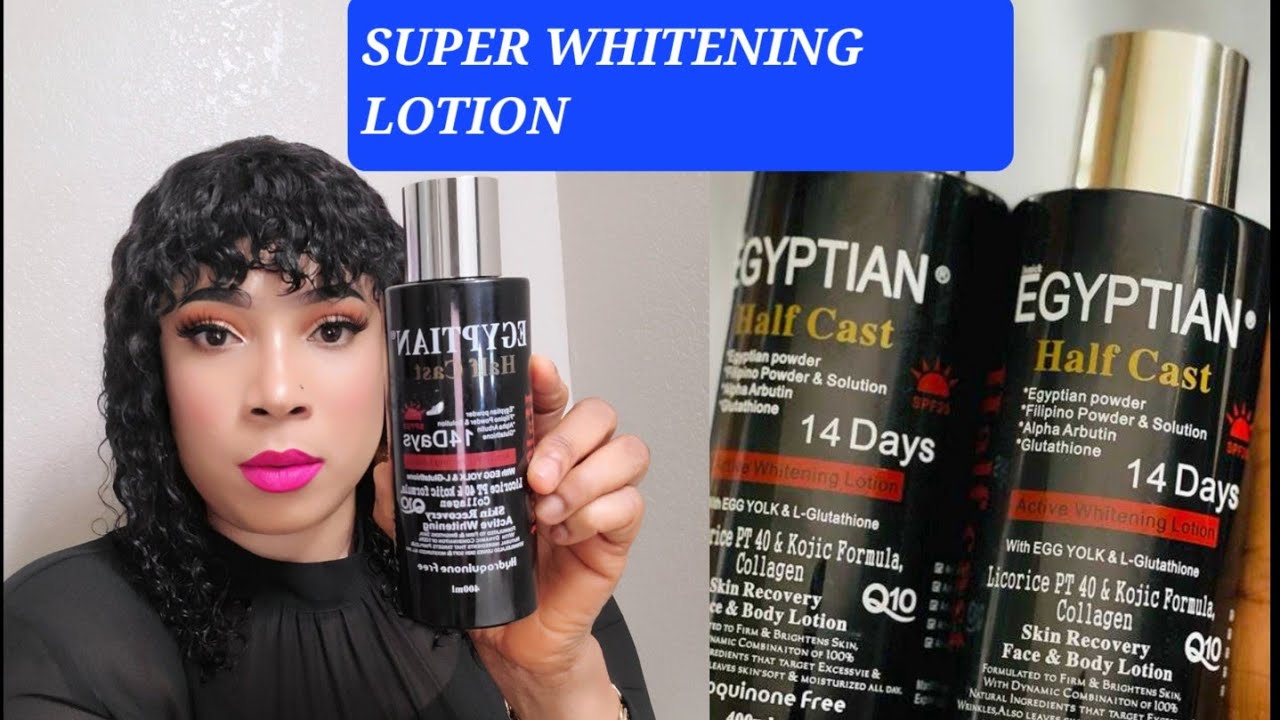 EGYPTIAN HALFCAST LOTION СУПЕР ОТБЕЛИВАЮЩИЙ ЛОСЬОН ДЛЯ ТЕЛА. МОЙ ЧЕСТНЫЙ ОТЗЫВ.