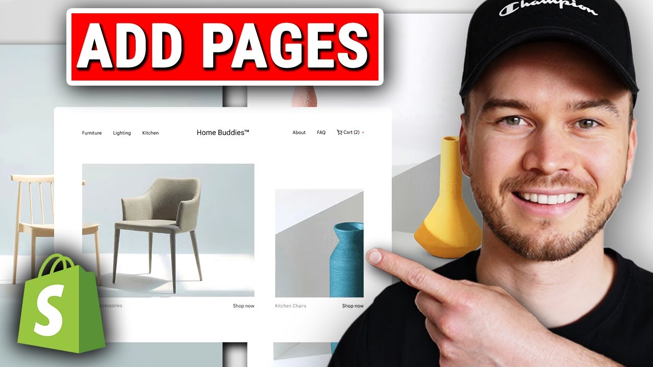 How to Add Pages to Shopify Store & Navigation Menu (Quick Tutorial)