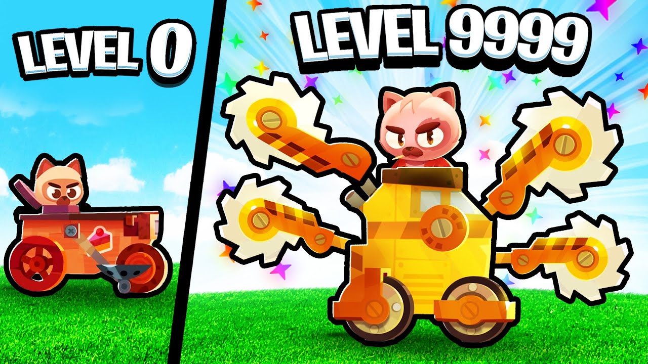 Upgrading BABY CRASH BOTS into GOD BOTS in Crash Arena! (world record)