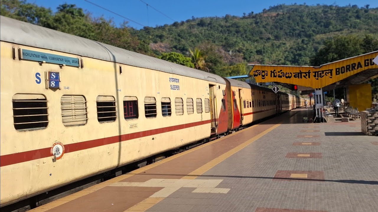 BORRA GUHALU RAILWAY STATION ON BOARD VSKP-ARAKU SPL 
