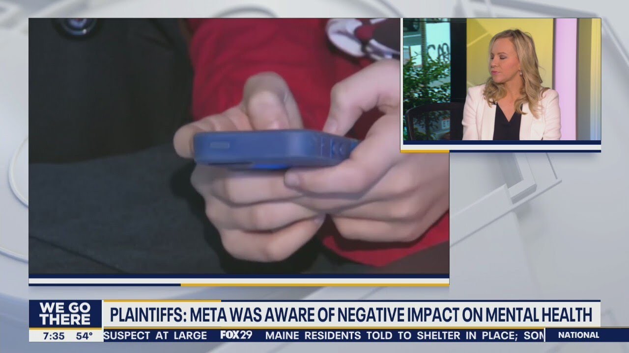 States file lawsuits against Meta over kids' mental health